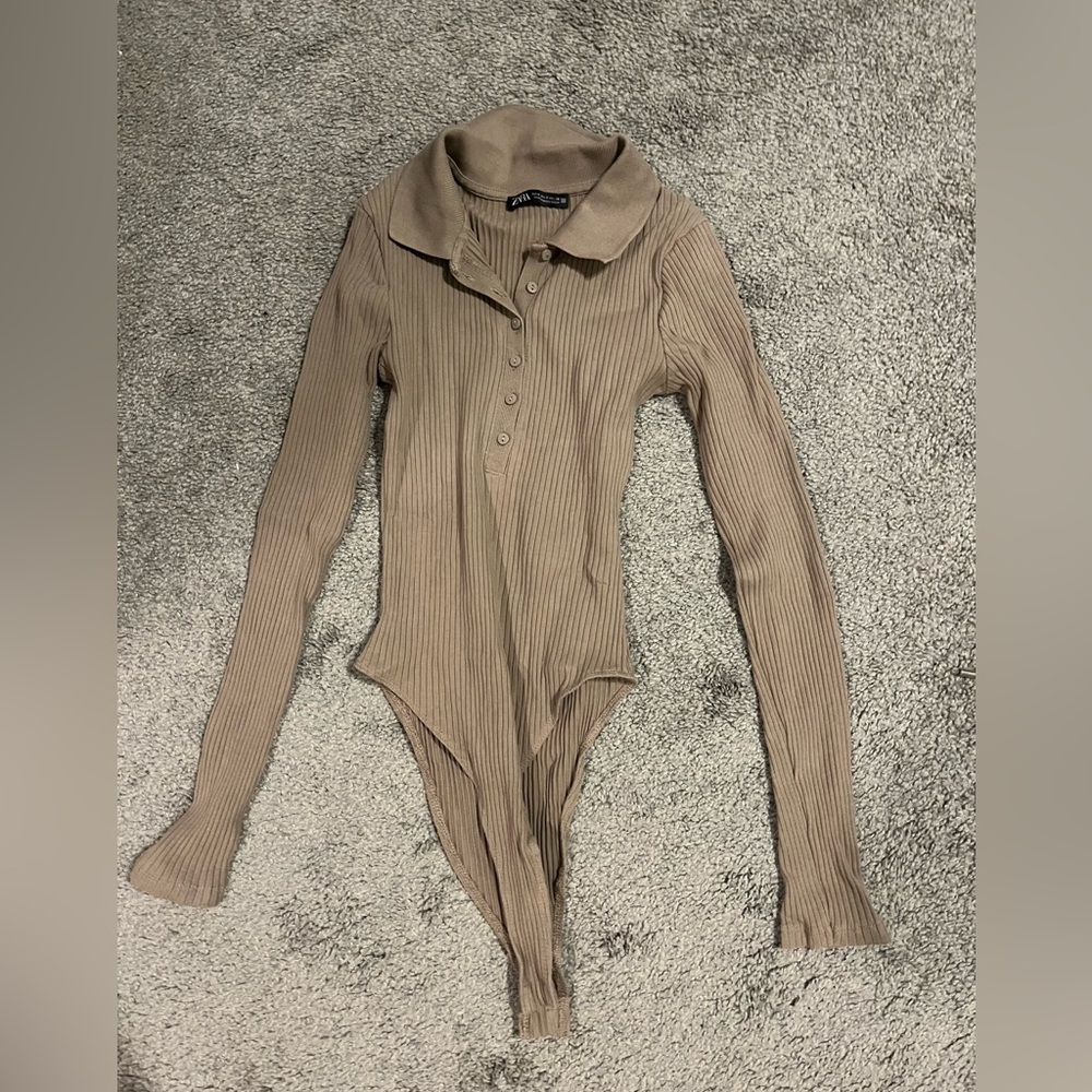 Zara ribbed body suit